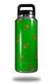 Skin Decal Wrap for Yeti Rambler Bottle 36oz Anchors Away Green (YETI NOT INCLUDED)