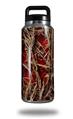 Skin Decal Wrap for Yeti Rambler Bottle 36oz WraptorCamo Grassy Marsh Camo Red (YETI NOT INCLUDED)