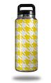 Skin Decal Wrap for Yeti Rambler Bottle 36oz Houndstooth Yellow (YETI NOT INCLUDED)