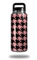 Skin Decal Wrap for Yeti Rambler Bottle 36oz Houndstooth Pink on Black (YETI NOT INCLUDED)