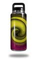 Skin Decal Wrap for Yeti Rambler Bottle 36oz Alecias Swirl 01 Yellow (YETI NOT INCLUDED)