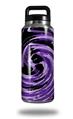 Skin Decal Wrap for Yeti Rambler Bottle 36oz Alecias Swirl 02 Purple (YETI NOT INCLUDED)