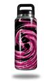 Skin Decal Wrap for Yeti Rambler Bottle 36oz Alecias Swirl 02 Hot Pink (YETI NOT INCLUDED)