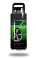 Skin Decal Wrap for Yeti Rambler Bottle 36oz 2010 Camaro RS Green (YETI NOT INCLUDED)