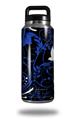 Skin Decal Wrap for Yeti Rambler Bottle 36oz Twisted Garden Blue and White (YETI NOT INCLUDED)