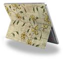 Decal Style Vinyl Skin for Microsoft Surface Pro 4 - Flowers and Berries Yellow -  (SURFACE NOT INCLUDED)