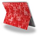 Decal Style Vinyl Skin for Microsoft Surface Pro 4 - Triangle Mosaic Red -  (SURFACE NOT INCLUDED)