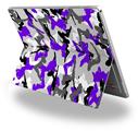 Decal Style Vinyl Skin for Microsoft Surface Pro 4 - Sexy Girl Silhouette Camo Purple -  (SURFACE NOT INCLUDED)