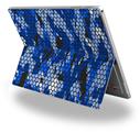 Decal Style Vinyl Skin for Microsoft Surface Pro 4 - HEX Mesh Camo 01 Blue Bright -  (SURFACE NOT INCLUDED)
