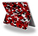 Decal Style Vinyl Skin for Microsoft Surface Pro 4 - WraptorCamo Digital Camo Red -  (SURFACE NOT INCLUDED)