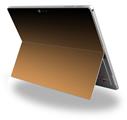Decal Style Vinyl Skin for Microsoft Surface Pro 4 - Smooth Fades Bronze Black -  (SURFACE NOT INCLUDED)