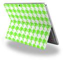 Decal Style Vinyl Skin for Microsoft Surface Pro 4 - Houndstooth Neon Lime Green - (SURFACE NOT INCLUDED)
