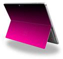 Decal Style Vinyl Skin compatible with Microsoft Surface Pro 4 - Smooth Fades Hot Pink Black (SURFACE NOT INCLUDED)