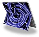 Decal Style Vinyl Skin for Microsoft Surface Pro 4 - Alecias Swirl 02 Blue -  (SURFACE NOT INCLUDED)