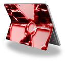Decal Style Vinyl Skin for Microsoft Surface Pro 4 - Radioactive Red -  (SURFACE NOT INCLUDED)