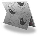 Decal Style Vinyl Skin for Microsoft Surface Pro 4 - Feminine Yin Yang Gray -  (SURFACE NOT INCLUDED)