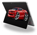 Decal Style Vinyl Skin for Microsoft Surface Pro 4 - 2010 Camaro RS Red -  (SURFACE NOT INCLUDED)