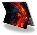 Decal Style Vinyl Skin for Microsoft Surface Pro 4 - Fire Flower -  (SURFACE NOT INCLUDED)