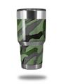 WraptorSkinz Skin Wrap compatible with RTIC 30oz ORIGINAL 2017 AND OLDER Tumblers Camouflage Green (TUMBLER NOT INCLUDED)