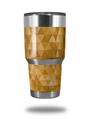 WraptorSkinz Skin Wrap compatible with RTIC 30oz ORIGINAL 2017 AND OLDER Tumblers Triangle Mosaic Orange (TUMBLER NOT INCLUDED)