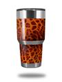 WraptorSkinz Skin Wrap compatible with RTIC 30oz ORIGINAL 2017 AND OLDER Tumblers Fractal Fur Cheetah (TUMBLER NOT INCLUDED)