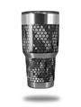 WraptorSkinz Skin Wrap compatible with RTIC 30oz ORIGINAL 2017 AND OLDER Tumblers HEX Mesh Camo 01 Gray (TUMBLER NOT INCLUDED)