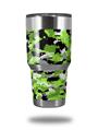 WraptorSkinz Skin Wrap compatible with RTIC 30oz ORIGINAL 2017 AND OLDER Tumblers WraptorCamo Digital Camo Neon Green (TUMBLER NOT INCLUDED)