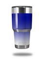 WraptorSkinz Skin Wrap compatible with RTIC 30oz ORIGINAL 2017 AND OLDER Tumblers Smooth Fades White Blue (TUMBLER NOT INCLUDED)