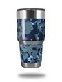 WraptorSkinz Skin Wrap compatible with RTIC 30oz ORIGINAL 2017 AND OLDER Tumblers WraptorCamo Old School Camouflage Camo Navy (TUMBLER NOT INCLUDED)