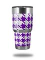 WraptorSkinz Skin Wrap compatible with RTIC 30oz ORIGINAL 2017 AND OLDER Tumblers Houndstooth Purple (TUMBLER NOT INCLUDED)