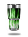 WraptorSkinz Skin Wrap compatible with RTIC 30oz ORIGINAL 2017 AND OLDER Tumblers Lightning Green (TUMBLER NOT INCLUDED)