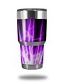 WraptorSkinz Skin Wrap compatible with RTIC 30oz ORIGINAL 2017 AND OLDER Tumblers Lightning Purple (TUMBLER NOT INCLUDED)