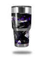 WraptorSkinz Skin Wrap compatible with RTIC 30oz ORIGINAL 2017 AND OLDER Tumblers Abstract 02 Purple (TUMBLER NOT INCLUDED)