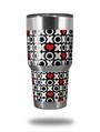WraptorSkinz Skin Wrap compatible with RTIC 30oz ORIGINAL 2017 AND OLDER Tumblers XO Hearts (TUMBLER NOT INCLUDED)