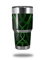 WraptorSkinz Skin Wrap compatible with RTIC 30oz ORIGINAL 2017 AND OLDER Tumblers Abstract 01 Green (TUMBLER NOT INCLUDED)
