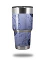 WraptorSkinz Skin Wrap compatible with RTIC 30oz ORIGINAL 2017 AND OLDER Tumblers Feminine Yin Yang Blue (TUMBLER NOT INCLUDED)