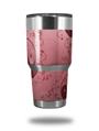 WraptorSkinz Skin Wrap compatible with RTIC 30oz ORIGINAL 2017 AND OLDER Tumblers Feminine Yin Yang Red (TUMBLER NOT INCLUDED)
