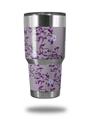 WraptorSkinz Skin Wrap compatible with RTIC 30oz ORIGINAL 2017 AND OLDER Tumblers Victorian Design Purple (TUMBLER NOT INCLUDED)