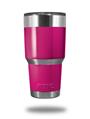 WraptorSkinz Skin Wrap compatible with RTIC 30oz ORIGINAL 2017 AND OLDER Tumblers Solids Collection Fushia (TUMBLER NOT INCLUDED)