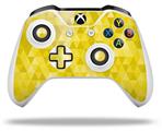 WraptorSkinz Decal Skin Wrap Set works with 2016 and newer XBOX One S / X Controller Triangle Mosaic Yellow (CONTROLLER NOT INCLUDED)
