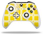 WraptorSkinz Decal Skin Wrap Set works with 2016 and newer XBOX One S / X Controller Squared Yellow (CONTROLLER NOT INCLUDED)