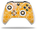 WraptorSkinz Decal Skin Wrap Set works with 2016 and newer XBOX One S / X Controller Wavey Orange (CONTROLLER NOT INCLUDED)