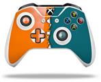 WraptorSkinz Decal Skin Wrap Set works with 2016 and newer XBOX One S / X Controller Ripped Colors Orange Seafoam Green (CONTROLLER NOT INCLUDED)