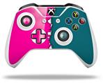 WraptorSkinz Decal Skin Wrap Set works with 2016 and newer XBOX One S / X Controller Ripped Colors Hot Pink Seafoam Green (CONTROLLER NOT INCLUDED)