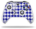 WraptorSkinz Decal Skin Wrap Set works with 2016 and newer XBOX One S / X Controller Houndstooth Royal Blue (CONTROLLER NOT INCLUDED)