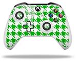 WraptorSkinz Decal Skin Wrap Set works with 2016 and newer XBOX One S / X Controller Houndstooth Green (CONTROLLER NOT INCLUDED)