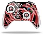 WraptorSkinz Decal Skin Wrap Set works with 2016 and newer XBOX One S / X Controller Alecias Swirl 02 Red (CONTROLLER NOT INCLUDED)