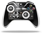 WraptorSkinz Decal Skin Wrap Set works with 2016 and newer XBOX One S / X Controller 2010 Chevy Camaro Cyber Gray - White Stripes on Black (CONTROLLER NOT INCLUDED)