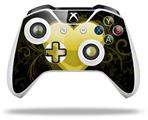 WraptorSkinz Decal Skin Wrap Set works with 2016 and newer XBOX One S / X Controller Glass Heart Grunge Yellow (CONTROLLER NOT INCLUDED)