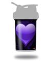 Skin Decal Wrap works with Blender Bottle ProStak 22oz Glass Heart Grunge Purple (BOTTLE NOT INCLUDED)